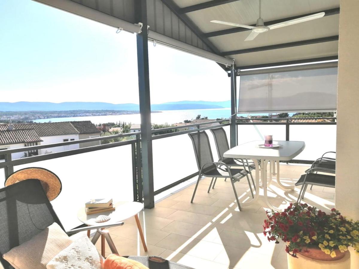 Lovely Sea View House In Malinska Island Krk Екстер'єр фото